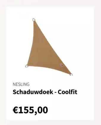 Nijhof NESLING Schaduwdoek - Coolfit aanbieding