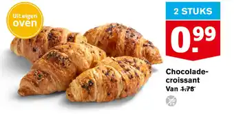 Hoogvliet Chocolade-croissant 2 STUKS aanbieding