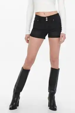 Wehkamp Only skinny short onlcarmen zwart aanbieding