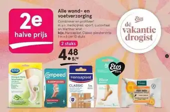 Etos Alle wond- en voetverzorging aanbieding