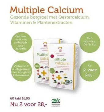 De Rode Pilaren Multiple calcium aanbieding