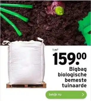 GAMMA Bigbag biologische bemeste tuinaarde aanbieding