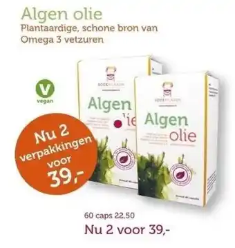 De Rode Pilaren Algen olie aanbieding