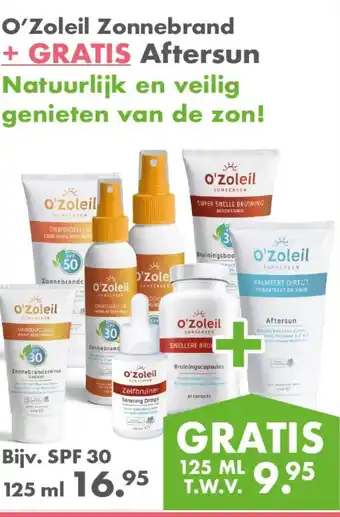 Gezond & Wel O'zoleil zonnebrand aanbieding