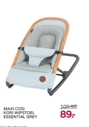 Prenatal Maxi cosi kori wipstoel essential grey aanbieding