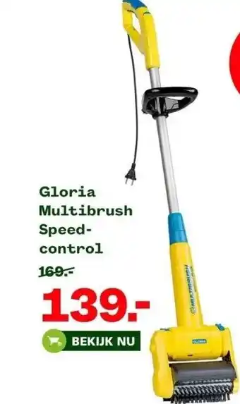 Welkoop Gloria multibrush speedcontrol aanbieding