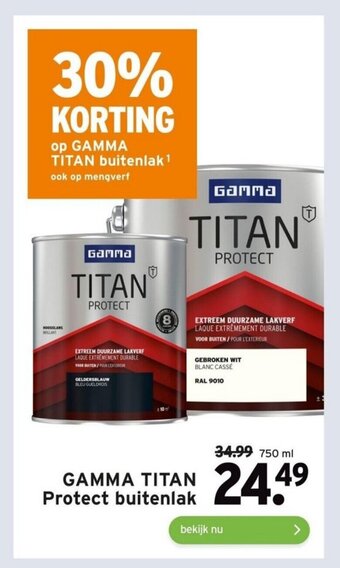 GAMMA GAMMA TITAN Protect buitenlak 750 ml aanbieding