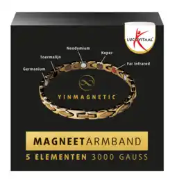 De Online Drogist Lucovitaal yinmagnetic magneet armband goud 1st aanbieding