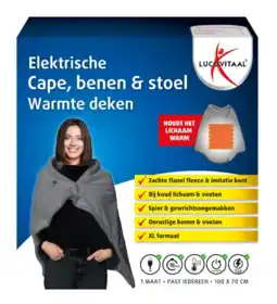 De Online Drogist Lucovitaal elektrische cape, benen & stoel wamte deken 1st aanbieding