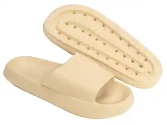 De Online Drogist Lucovitaal orthopedische badslippers maat 35-36 beige 1pr aanbieding
