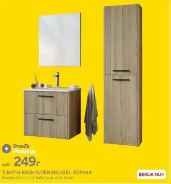 Praxis T-bath badkamermeubel sophia aanbieding