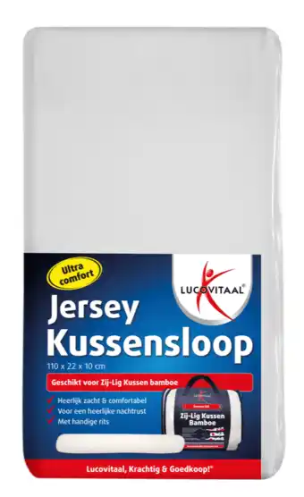 De Online Drogist Lucovitaal jersey kussensloop 1st aanbieding