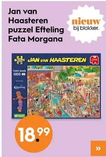 Blokker Jan van haasteren puzzel efteling fata morgana aanbieding