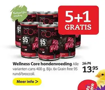 Boerenbond Wellness Core Hondenvoeding  400g aanbieding