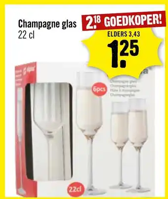 Dirck 3 Champagne glas 22cl aanbieding