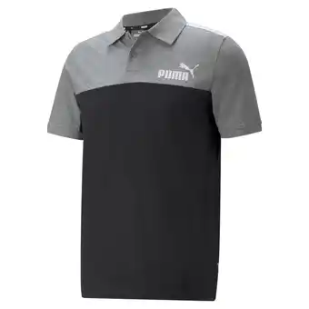 Decathlon Essentials+ block jersey poloshirt voor heren puma aanbieding