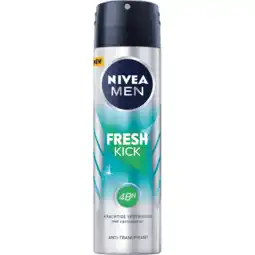 Jumbo Nivea men fresh kick anti-transpirant 150ml aanbieding