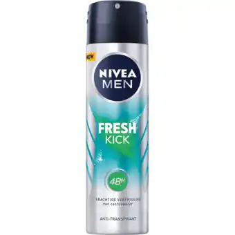 Jumbo Nivea men fresh kick anti-transpirant 150ml aanbieding