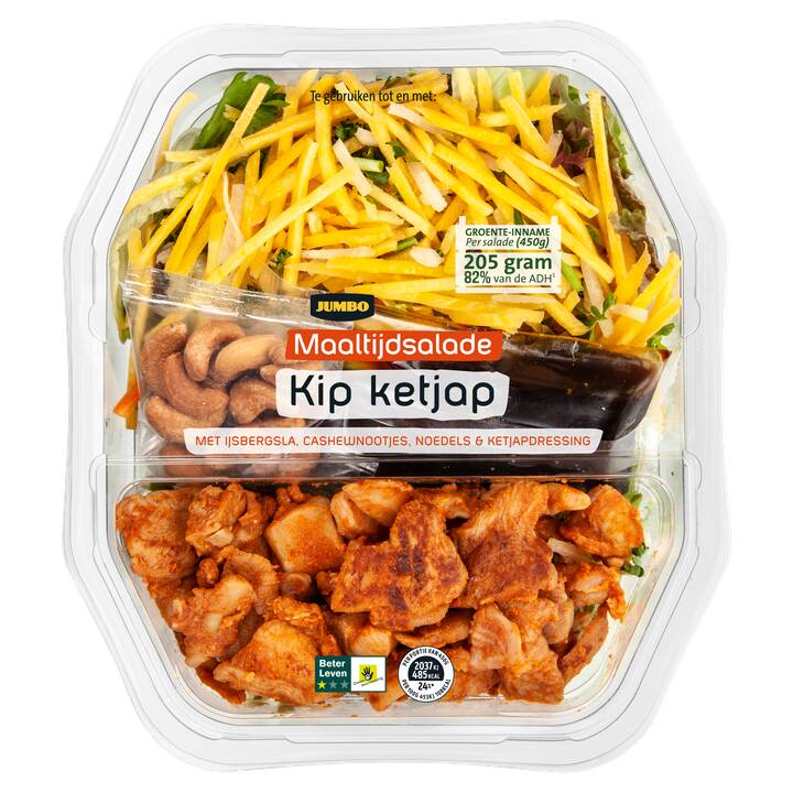 Jumbo maaltijdsalade kip ketjap 450g aanbieding bij Jumbo