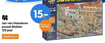 Blokker Jan van Haasteren puzzel Blokker 125 jaar aanbieding