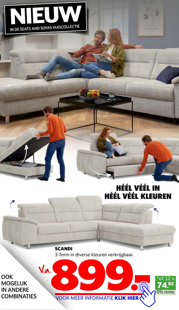 Scandi aanbieding bij Seats and Sofas