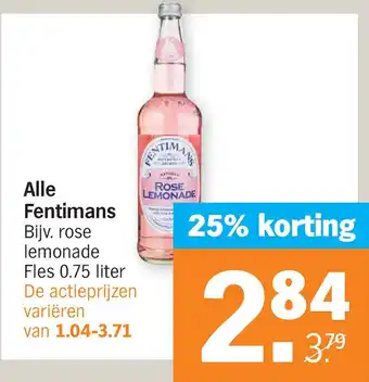 Albert Heijn Alle Fentimans aanbieding