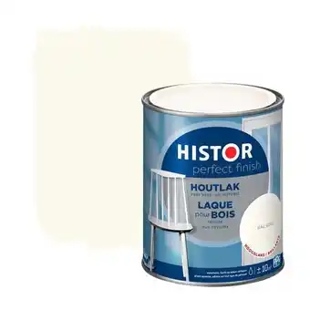 Praxis Histor perfect finish houtlak hoogglans ral9010 750ml aanbieding