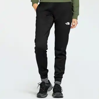 Perry Sport The north face the north face reaxion fleece joggingbroek zwart dames aanbieding