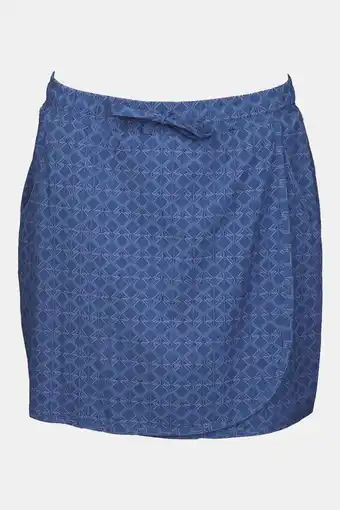 Bever Ayacucho city travel skort broekrok dames middenblauw/patroon aanbieding