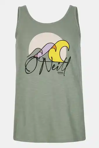 Bever O'neill luana graphic tanktop groen aanbieding