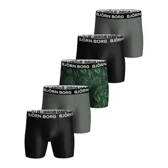 Plutosport Björn borg performance boxershorts heren (5-pack) aanbieding