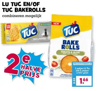 Boon`s Markt Lu tuc en/of tuc bakerolls aanbieding