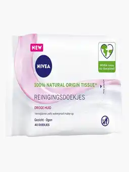 Flink Nivea 3in1 zachte reinigsdoekjes 40st. aanbieding