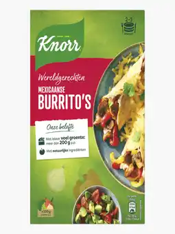 Flink Knorr wereldgerechten mexicaanse burritos 228g aanbieding