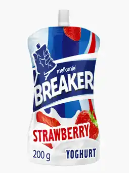 Flink Melkunie breaker aardbei yoghurt 200g aanbieding
