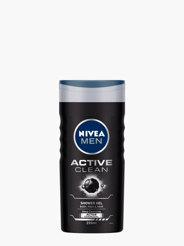 Nivea men active clean shower gel 500ml aanbieding bij Flink