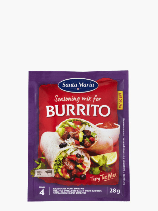 Santa maria burrito seasoning mix original 28g aanbieding bij Flink