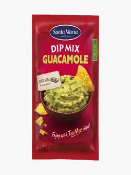 Flink Santa maria dip mix guacamole 15g aanbieding