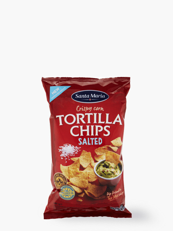Santa maria tortilla chips salted 185g aanbieding bij Flink