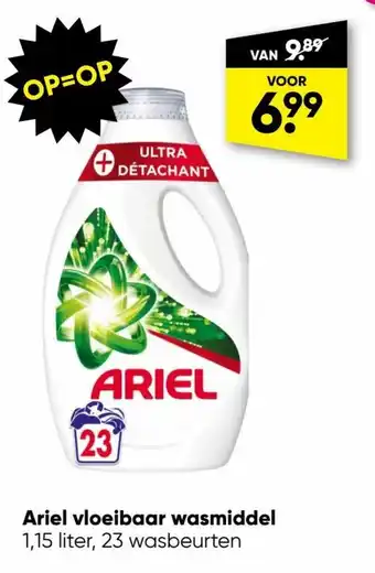 Big Bazar Ariel vloeibaar wasmiddel 1,15 liter, 23 wasbeurten aanbieding