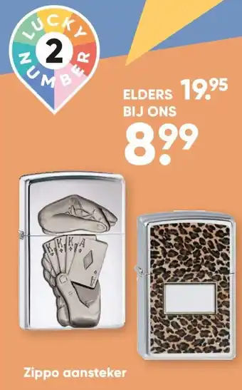 Big Bazar Zippo aansteker aanbieding