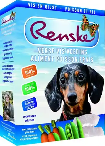 Welkoop Renske vers vlees voeding  - hondenvoer  - vis - 395 gram aanbieding