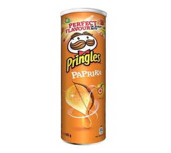 Voordeeldrogisterij Pringles paprika chips - 165 gr aanbieding
