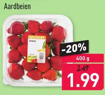 ALDI Aardbeien 400g aanbieding