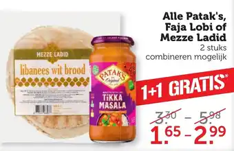 Coop Alle patak's faja lobi of mezze ladid aanbieding