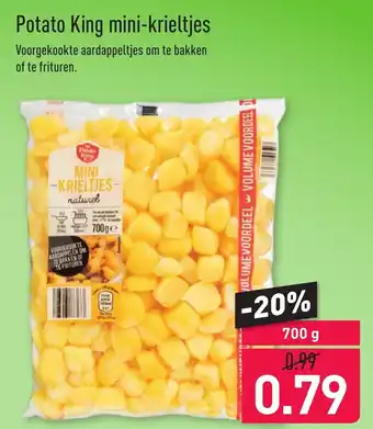 ALDI Potato King BBQ mini krieltjes 700 g aanbieding