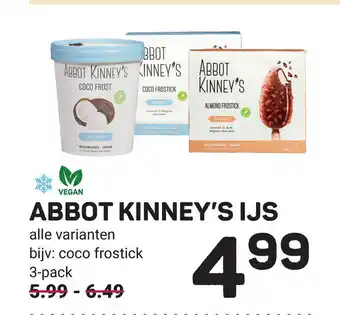 Ekoplaza ABBOT KINNEY'S IJS 3-pak aanbieding