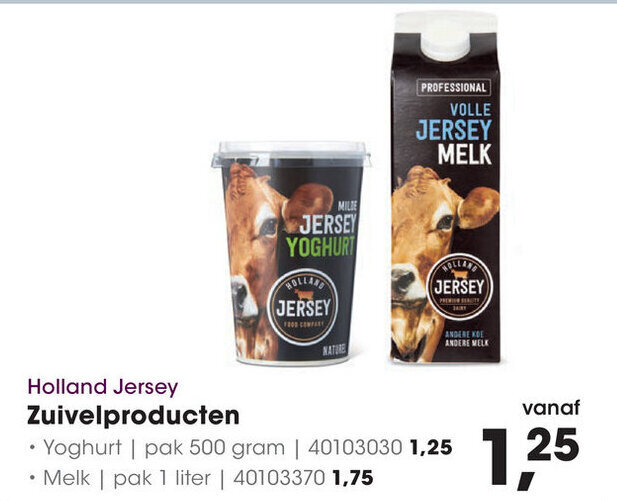Holland Jersey Zuivelproducten aanbieding bij HANOS