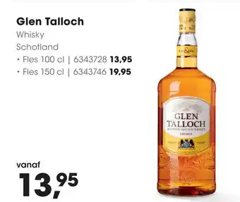 HANOS Glen Talloch Whisky aanbieding