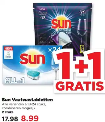 PLUS Sun vaatwastabletten aanbieding